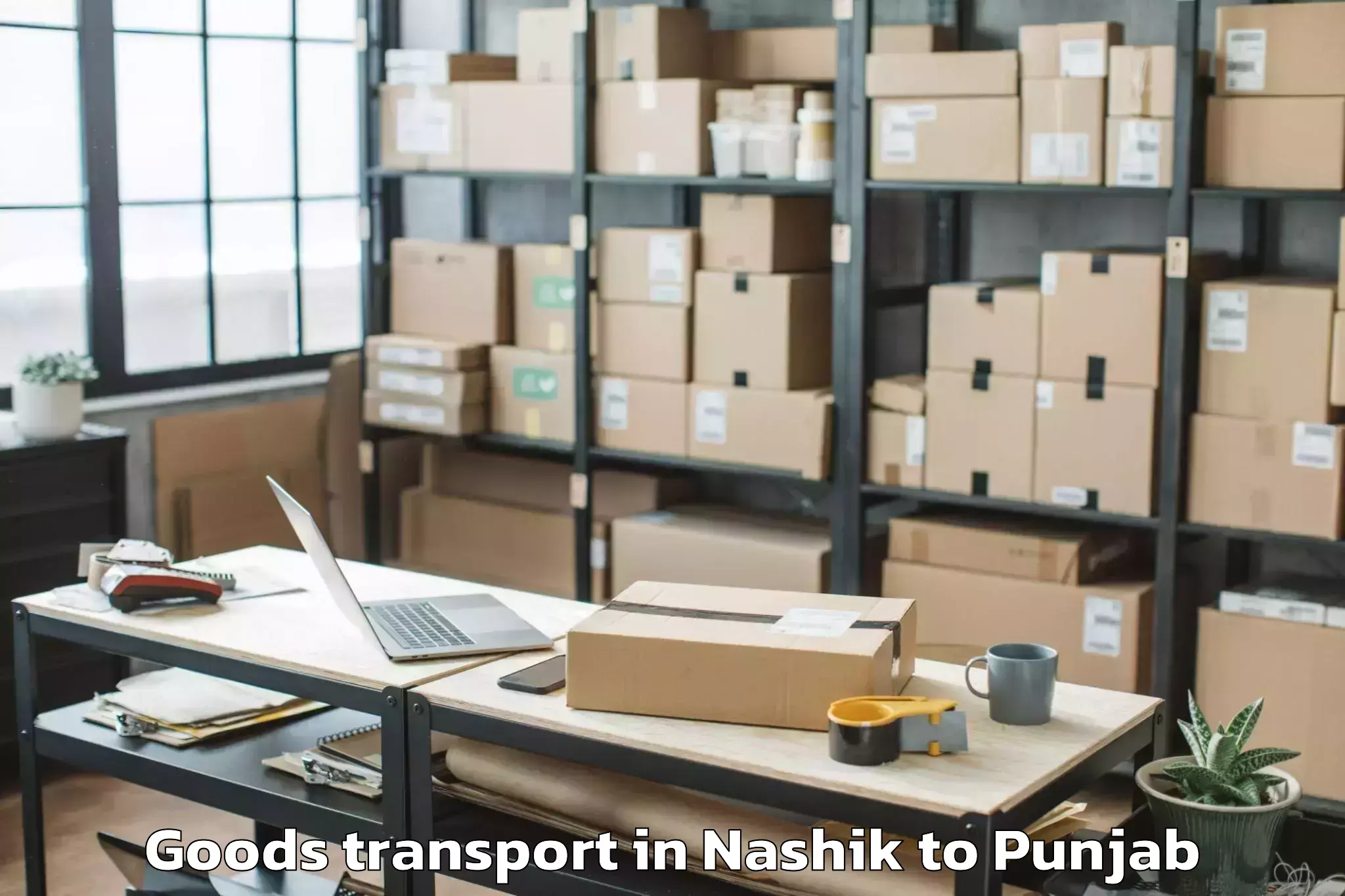 Easy Nashik to Mansa Goods Transport Booking